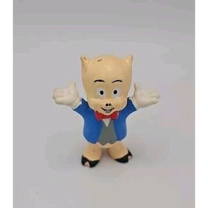 Looney‎ Tunes 1988 Porky Pig Applause PVC Figure Vintage 2 & 1/2 Inch